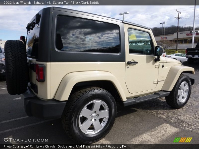 Sahara Tan / Black/Dark Saddle 2011 Jeep Wrangler Sahara 4x4