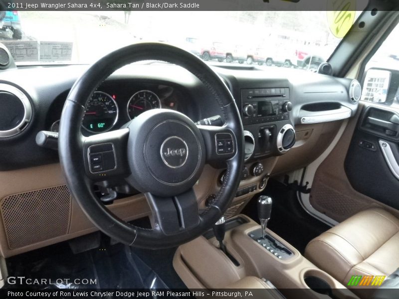 Sahara Tan / Black/Dark Saddle 2011 Jeep Wrangler Sahara 4x4