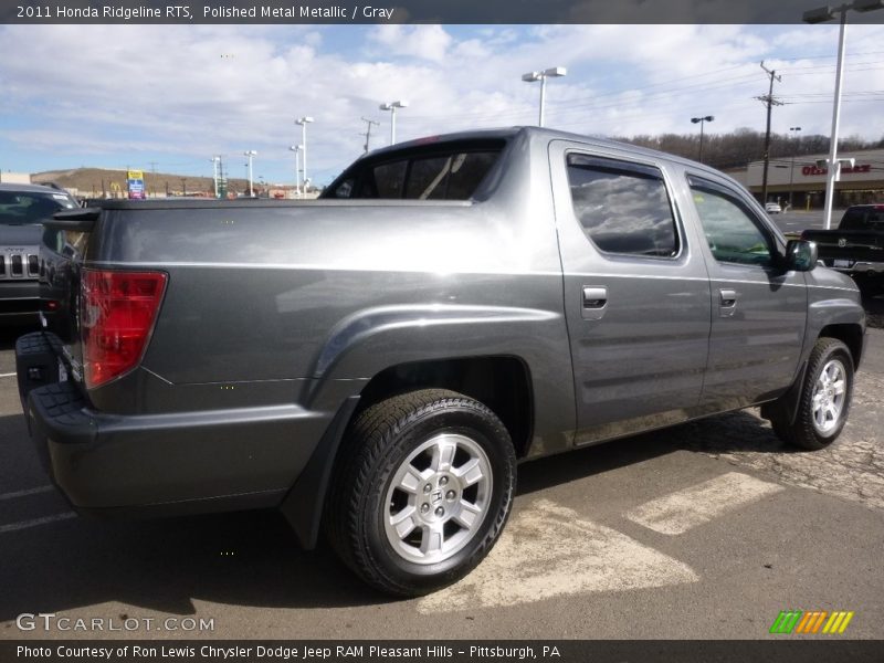 Polished Metal Metallic / Gray 2011 Honda Ridgeline RTS