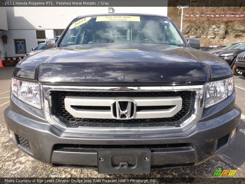 Polished Metal Metallic / Gray 2011 Honda Ridgeline RTS