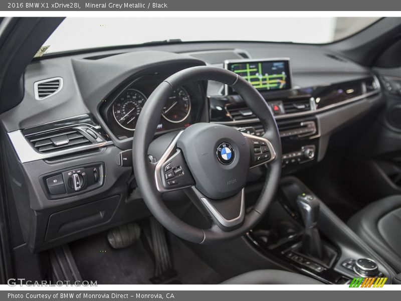 Mineral Grey Metallic / Black 2016 BMW X1 xDrive28i