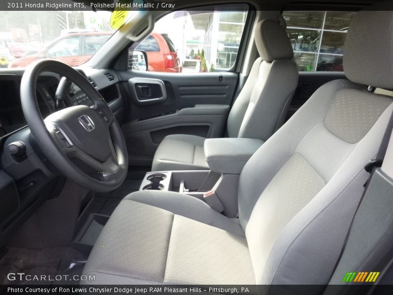 Polished Metal Metallic / Gray 2011 Honda Ridgeline RTS