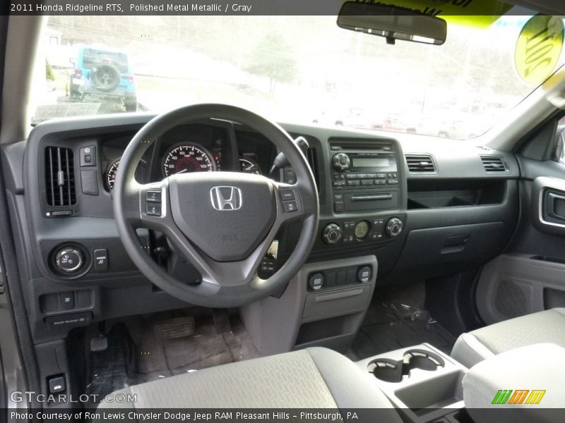 Polished Metal Metallic / Gray 2011 Honda Ridgeline RTS