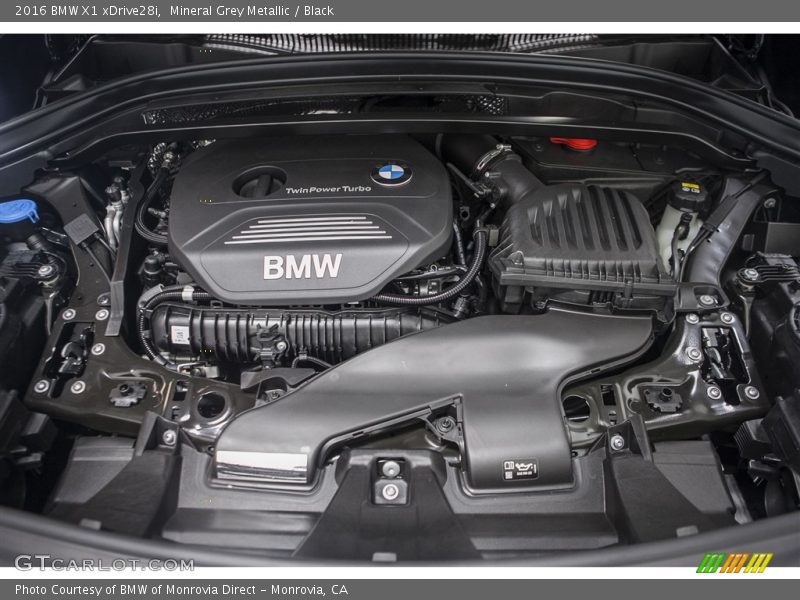 Mineral Grey Metallic / Black 2016 BMW X1 xDrive28i