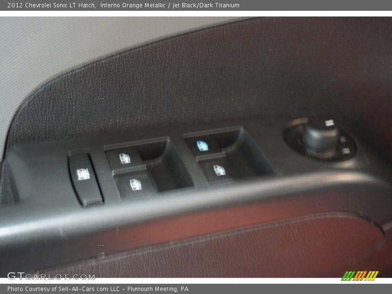 Inferno Orange Metallic / Jet Black/Dark Titanium 2012 Chevrolet Sonic LT Hatch