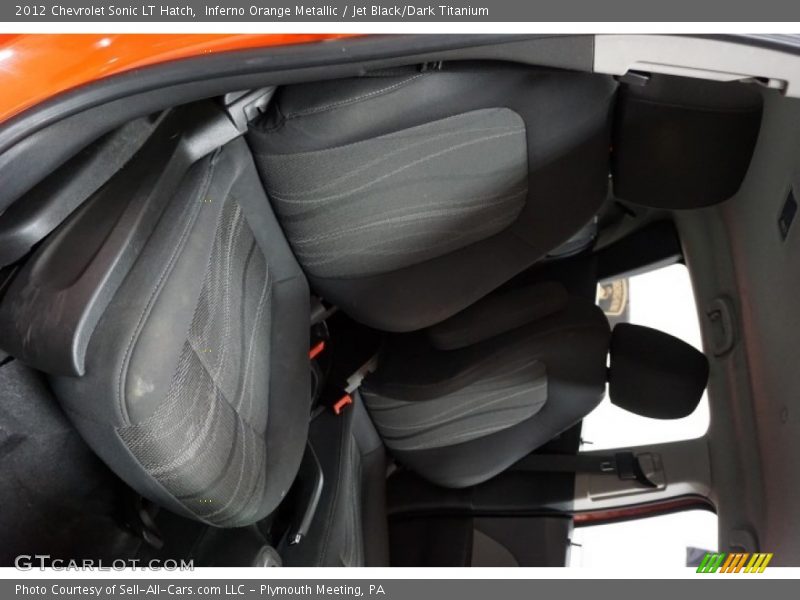 Inferno Orange Metallic / Jet Black/Dark Titanium 2012 Chevrolet Sonic LT Hatch