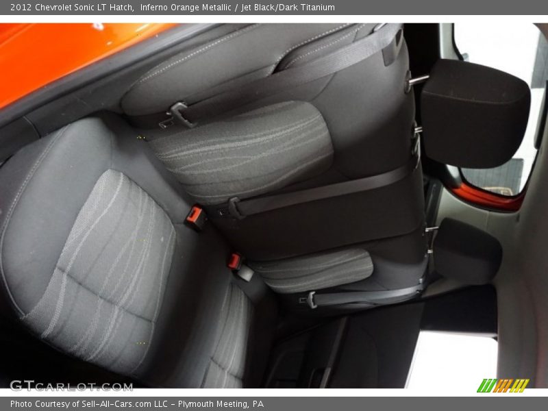 Inferno Orange Metallic / Jet Black/Dark Titanium 2012 Chevrolet Sonic LT Hatch
