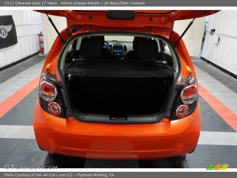 Inferno Orange Metallic / Jet Black/Dark Titanium 2012 Chevrolet Sonic LT Hatch