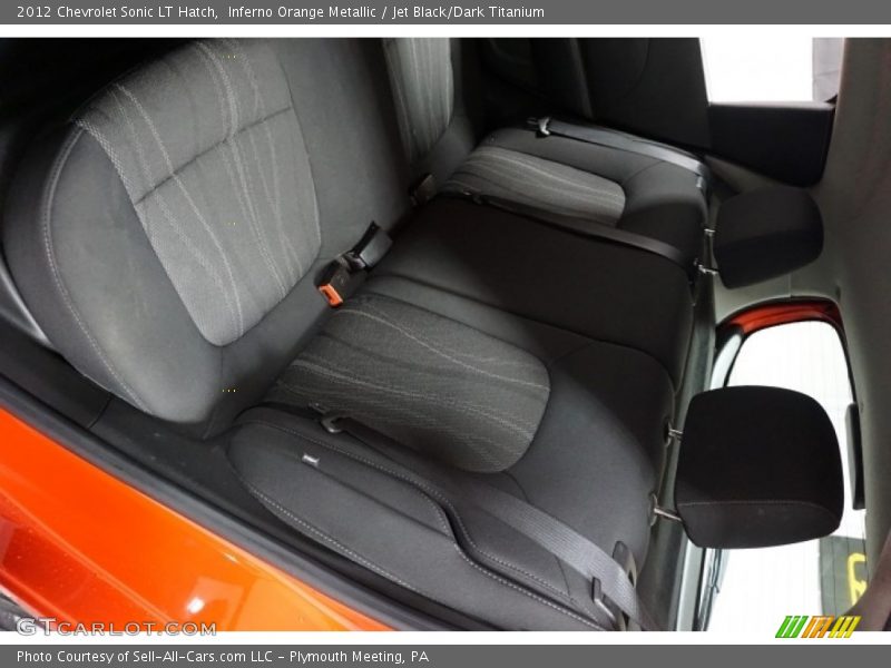 Inferno Orange Metallic / Jet Black/Dark Titanium 2012 Chevrolet Sonic LT Hatch