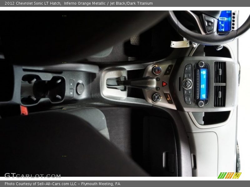 Inferno Orange Metallic / Jet Black/Dark Titanium 2012 Chevrolet Sonic LT Hatch