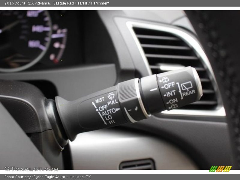 Basque Red Pearl II / Parchment 2016 Acura RDX Advance