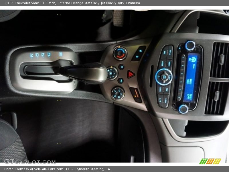 Inferno Orange Metallic / Jet Black/Dark Titanium 2012 Chevrolet Sonic LT Hatch