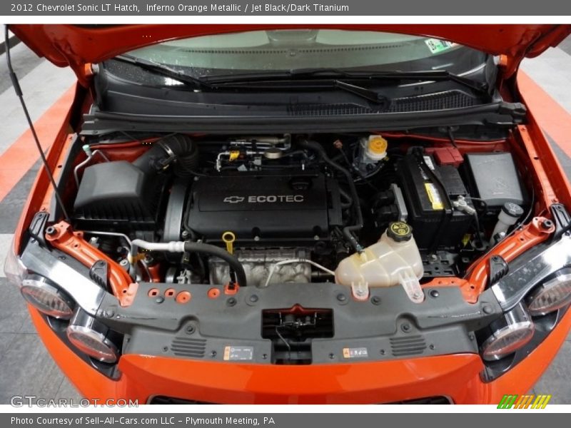 Inferno Orange Metallic / Jet Black/Dark Titanium 2012 Chevrolet Sonic LT Hatch