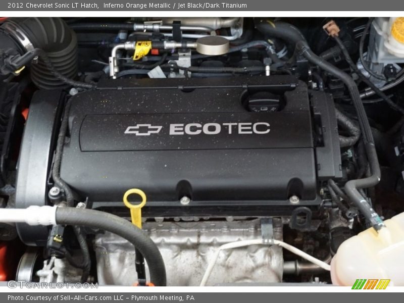 Inferno Orange Metallic / Jet Black/Dark Titanium 2012 Chevrolet Sonic LT Hatch