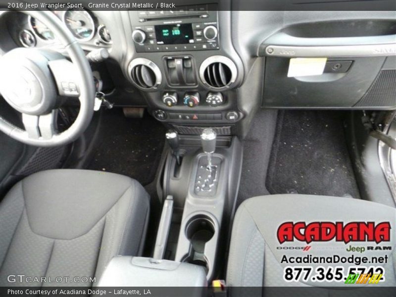 Granite Crystal Metallic / Black 2016 Jeep Wrangler Sport