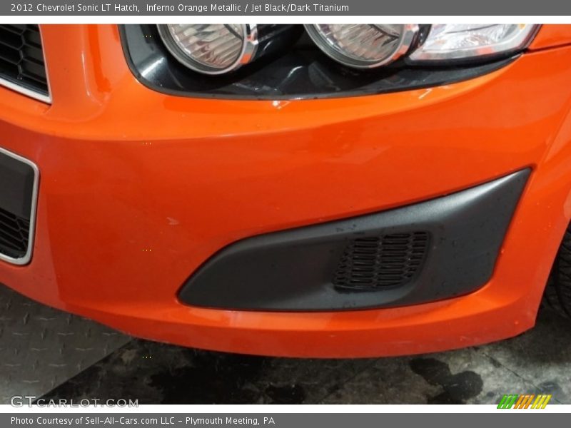 Inferno Orange Metallic / Jet Black/Dark Titanium 2012 Chevrolet Sonic LT Hatch