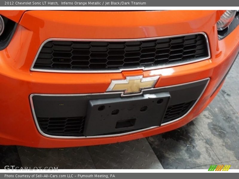 Inferno Orange Metallic / Jet Black/Dark Titanium 2012 Chevrolet Sonic LT Hatch