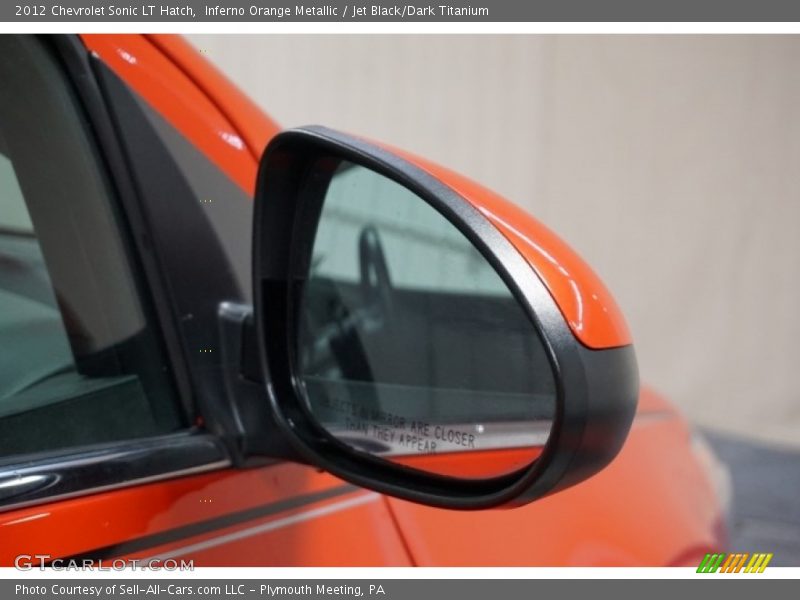 Inferno Orange Metallic / Jet Black/Dark Titanium 2012 Chevrolet Sonic LT Hatch