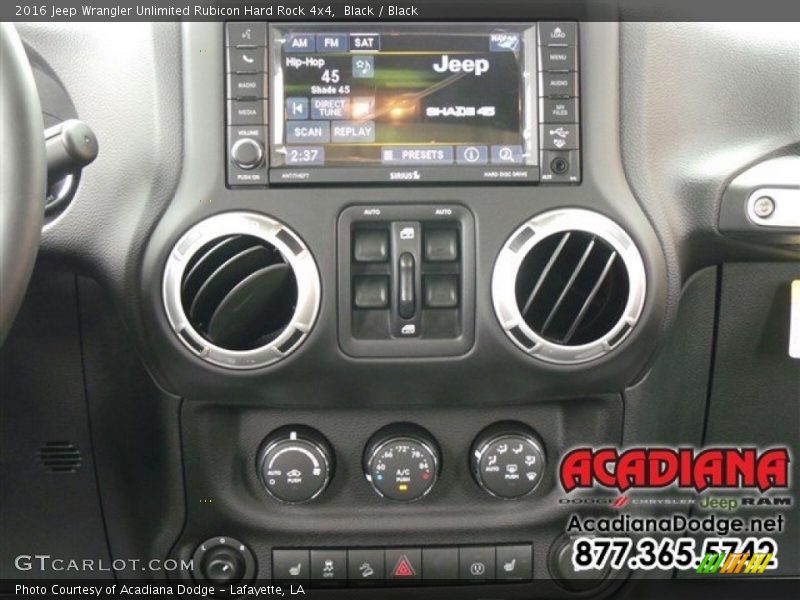 Black / Black 2016 Jeep Wrangler Unlimited Rubicon Hard Rock 4x4