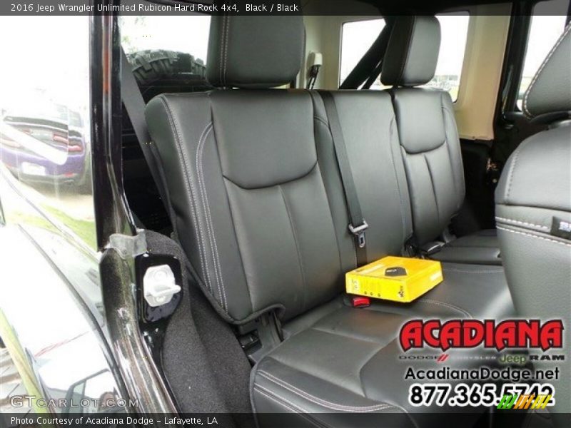 Black / Black 2016 Jeep Wrangler Unlimited Rubicon Hard Rock 4x4