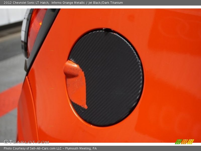 Inferno Orange Metallic / Jet Black/Dark Titanium 2012 Chevrolet Sonic LT Hatch