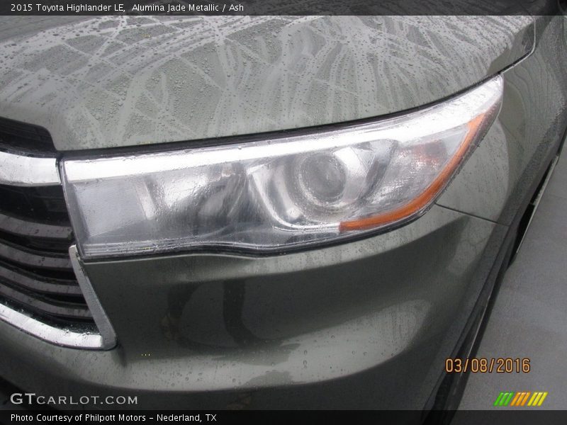 Alumina Jade Metallic / Ash 2015 Toyota Highlander LE