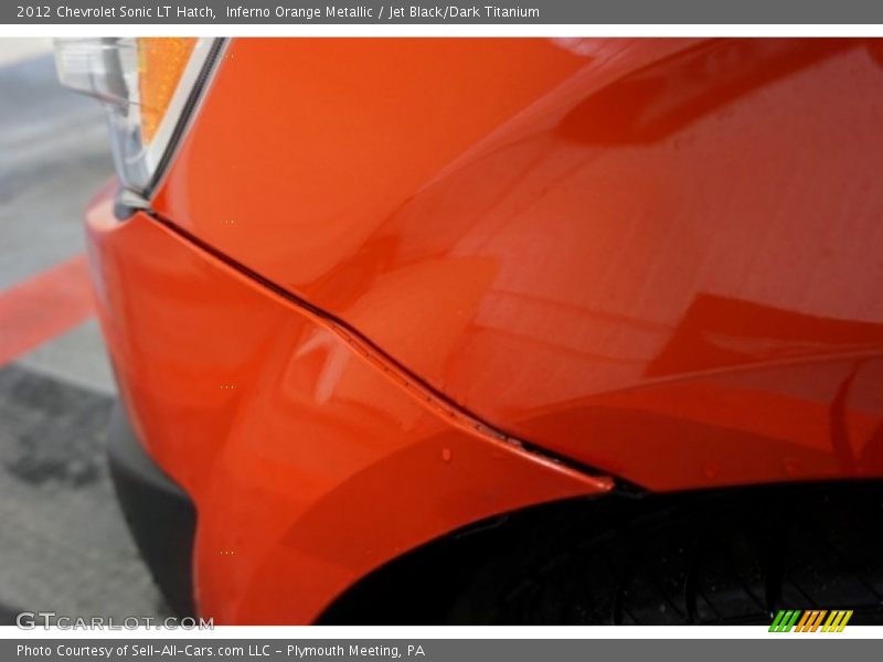 Inferno Orange Metallic / Jet Black/Dark Titanium 2012 Chevrolet Sonic LT Hatch