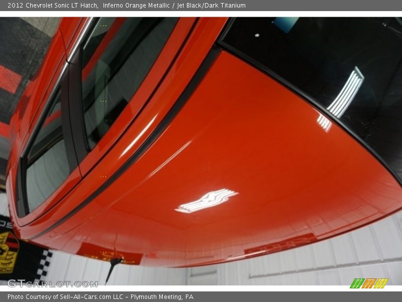 Inferno Orange Metallic / Jet Black/Dark Titanium 2012 Chevrolet Sonic LT Hatch