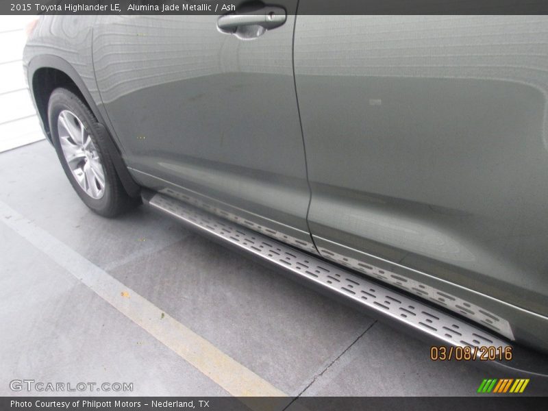 Alumina Jade Metallic / Ash 2015 Toyota Highlander LE