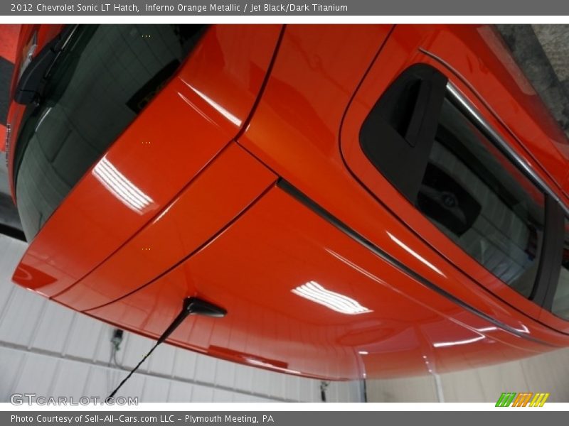 Inferno Orange Metallic / Jet Black/Dark Titanium 2012 Chevrolet Sonic LT Hatch