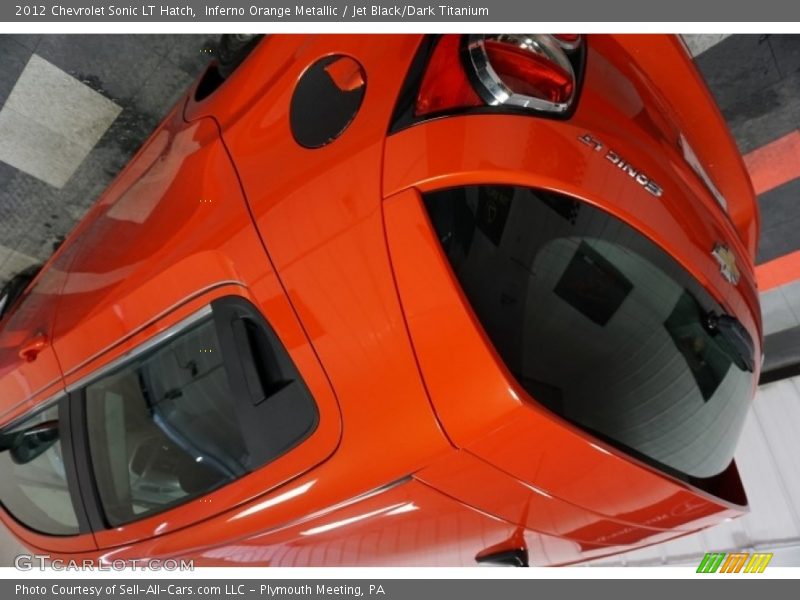 Inferno Orange Metallic / Jet Black/Dark Titanium 2012 Chevrolet Sonic LT Hatch