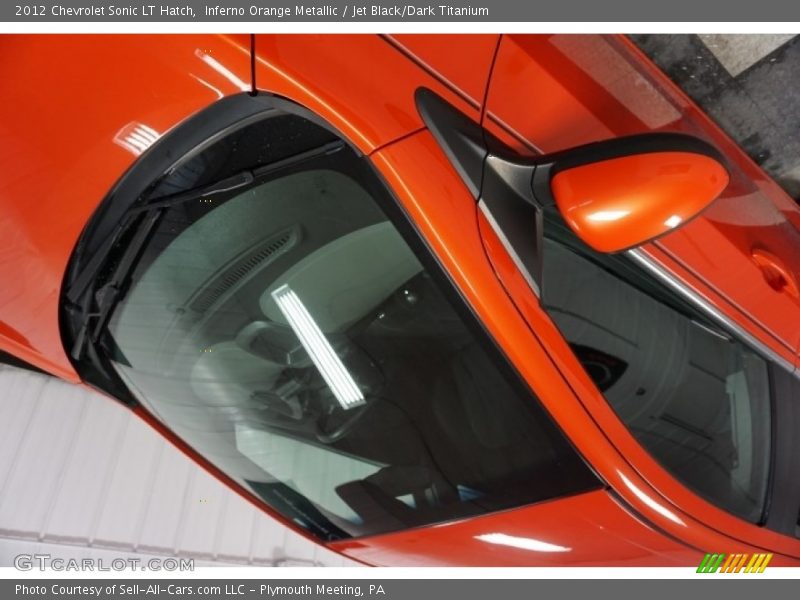 Inferno Orange Metallic / Jet Black/Dark Titanium 2012 Chevrolet Sonic LT Hatch