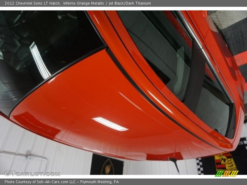 Inferno Orange Metallic / Jet Black/Dark Titanium 2012 Chevrolet Sonic LT Hatch