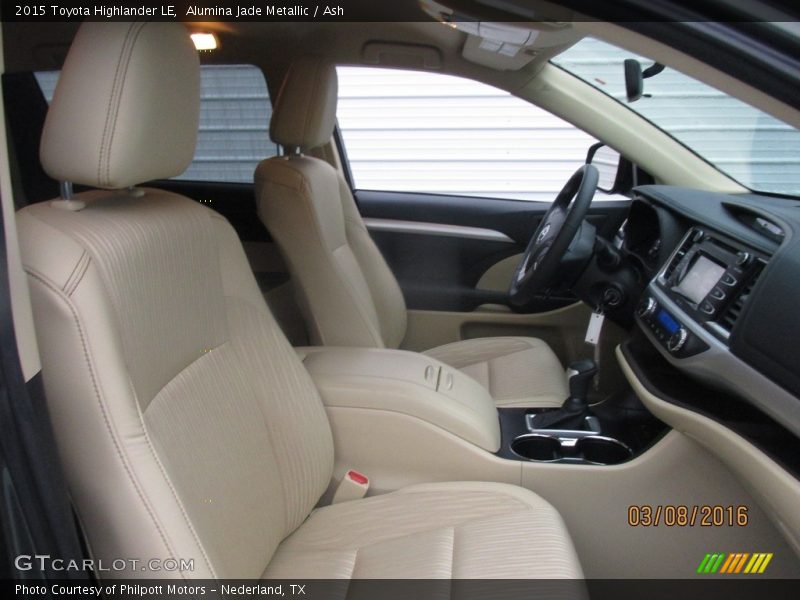 Alumina Jade Metallic / Ash 2015 Toyota Highlander LE