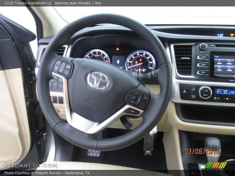Alumina Jade Metallic / Ash 2015 Toyota Highlander LE