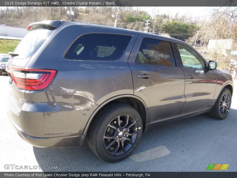 Granite Crystal Metallic / Black 2016 Dodge Durango R/T AWD