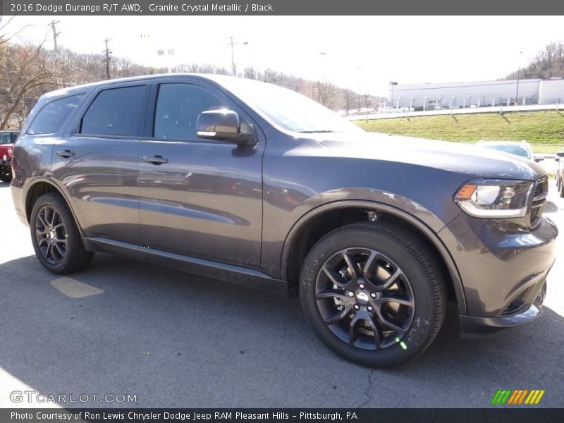 Granite Crystal Metallic / Black 2016 Dodge Durango R/T AWD