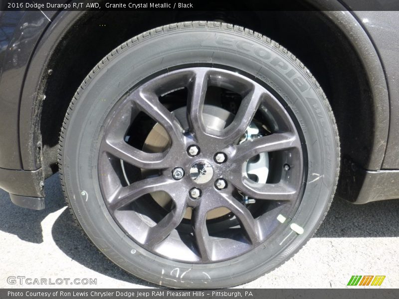 Granite Crystal Metallic / Black 2016 Dodge Durango R/T AWD