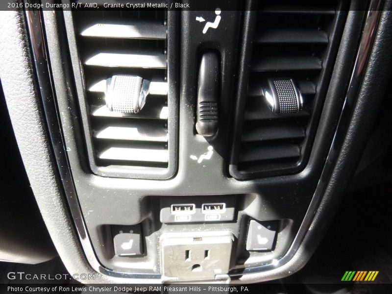 Granite Crystal Metallic / Black 2016 Dodge Durango R/T AWD