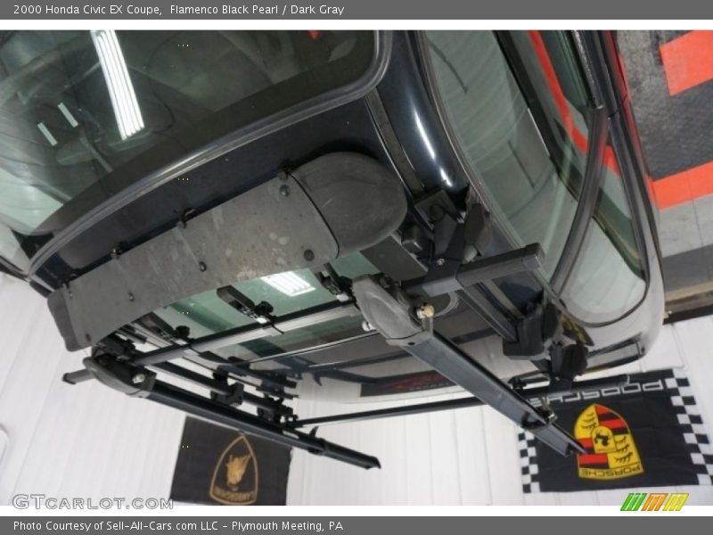 Flamenco Black Pearl / Dark Gray 2000 Honda Civic EX Coupe