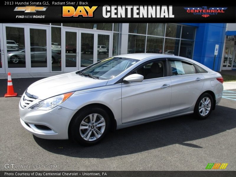 Radiant Silver / Black 2013 Hyundai Sonata GLS