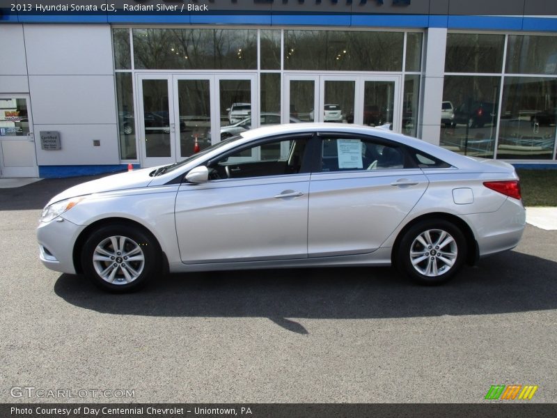 Radiant Silver / Black 2013 Hyundai Sonata GLS