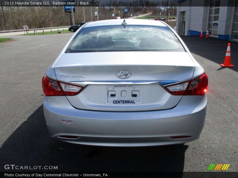 Radiant Silver / Black 2013 Hyundai Sonata GLS