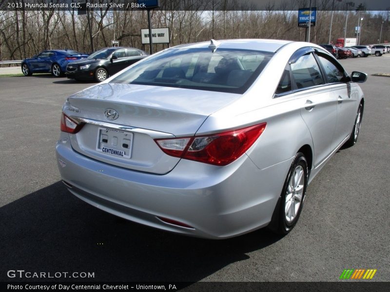 Radiant Silver / Black 2013 Hyundai Sonata GLS