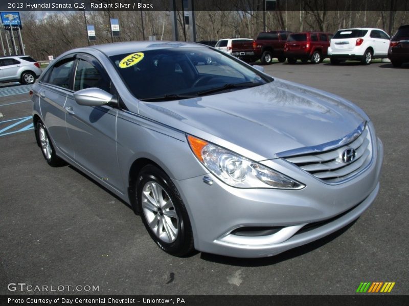 Radiant Silver / Black 2013 Hyundai Sonata GLS