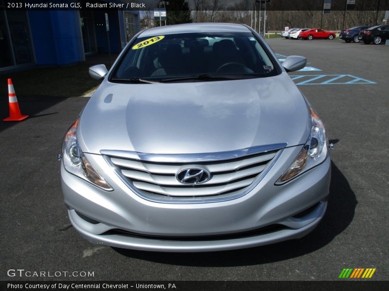 Radiant Silver / Black 2013 Hyundai Sonata GLS