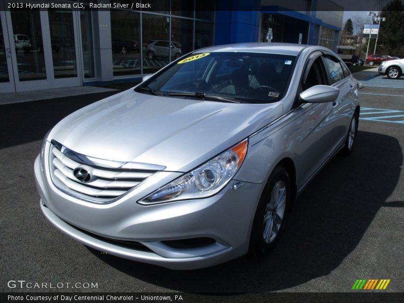 Radiant Silver / Black 2013 Hyundai Sonata GLS