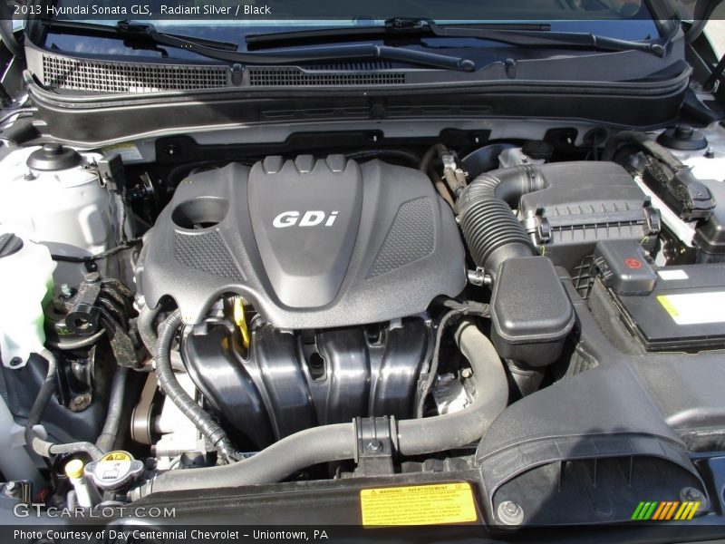 Radiant Silver / Black 2013 Hyundai Sonata GLS