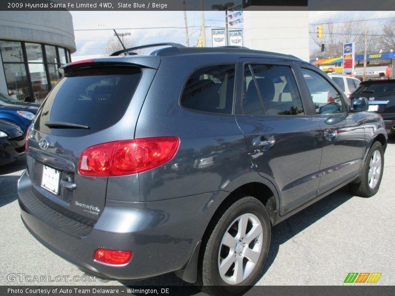 Slate Blue / Beige 2009 Hyundai Santa Fe Limited 4WD