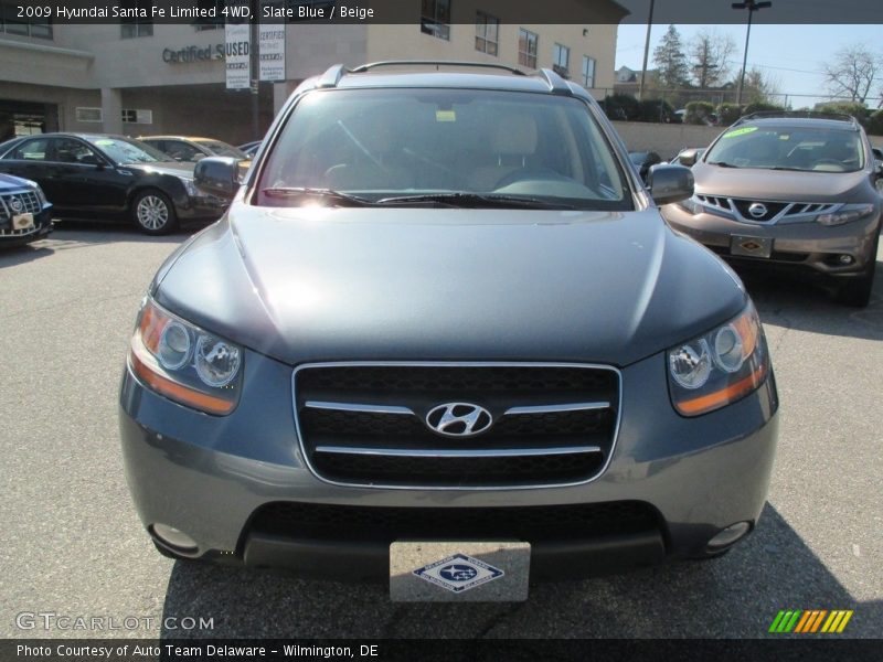 Slate Blue / Beige 2009 Hyundai Santa Fe Limited 4WD
